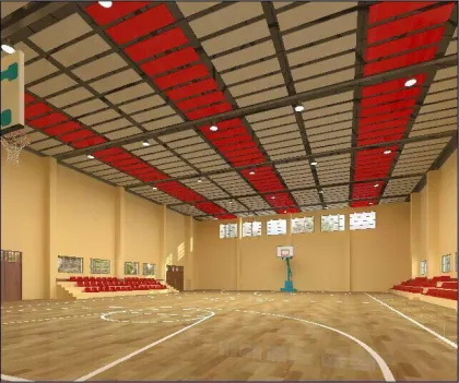 Noise Reduction Suspended Sound Absorber