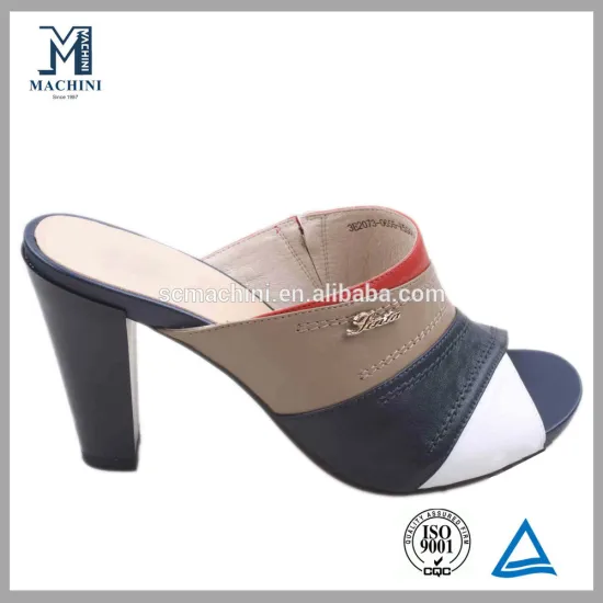 Factory cheap price high heel slippers 2015 ladies sandal