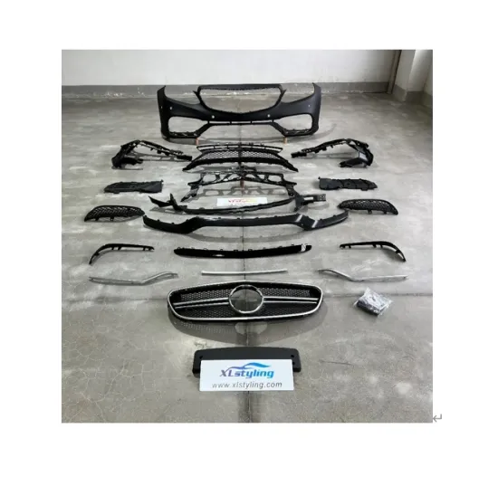 XLstyling PP Material Front Bumper Facelift Kit for BENZ W212 2014-2016 LCI to E63 Upgrade