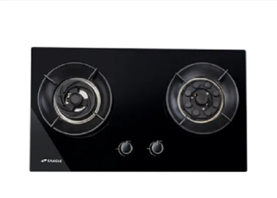 Luxury Double Burner Glass Top Built-in Gas Stove