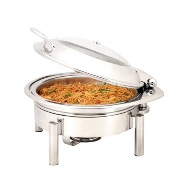 Commercial C053 Guangzhou Catering Round Roll Chafing Dish Price Food Warmer