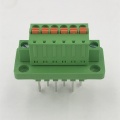 through wall plug-in type panel mounted terminal block