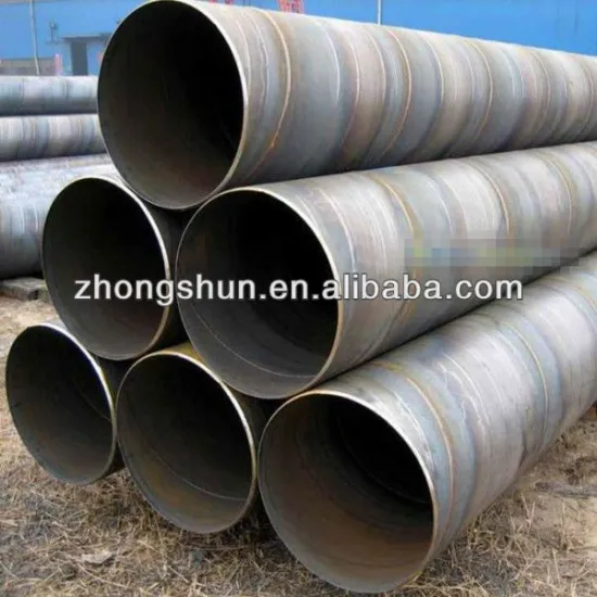 spirally SAW steel pipe ASTMA252 GR.1 standard for piling project