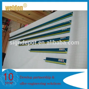 52" SOOPER EDGE Safety Ruler Trim w/ grip