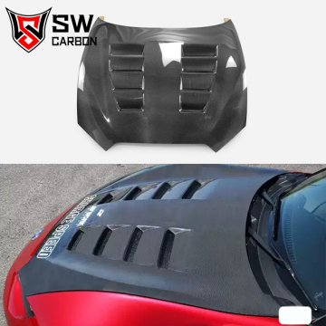 Tudung serat karbon dengan ventilasi udara - Mazda MX5 Carbon Front Engine Valve Cover Auto Parts "Walau