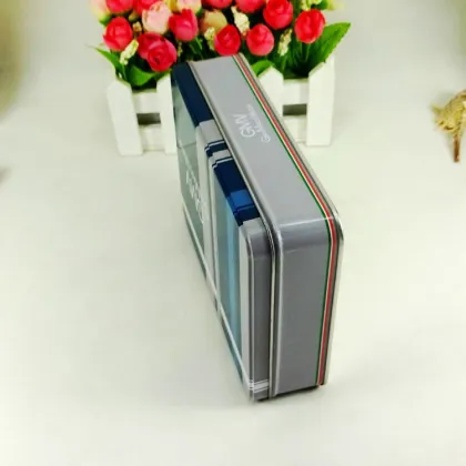 rectangle specialty gift packaging tinplate box