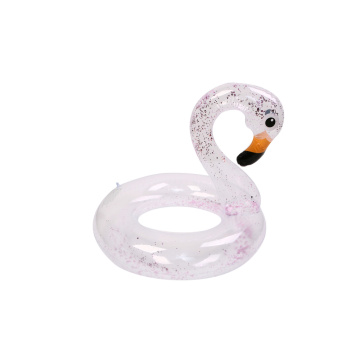 Summer Inflatable Water Toy Colorful Glitter Swim Ring