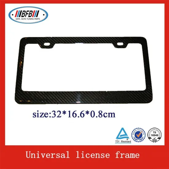 Carbon fiber universal car license frame fit for USA cars
