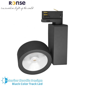 Ronse Lighting Focus Cob LED 트랙 조명 110V DIMMABLE MINI 외부 트랙 조명