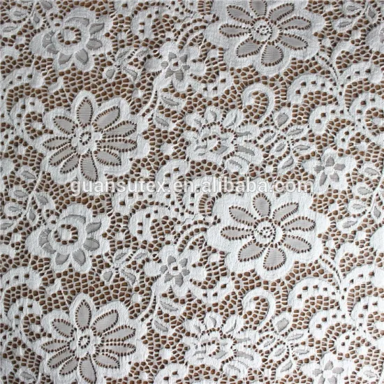 George Nigerian net french lace fabric for halloween costumes/prom dress