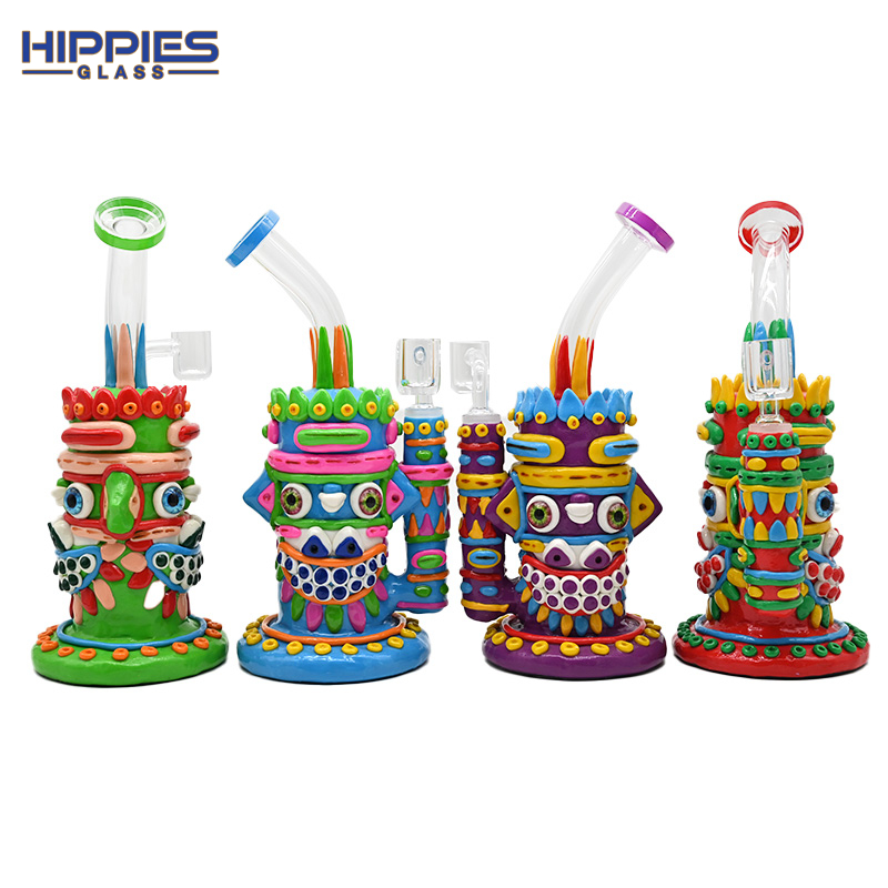 3D Cartoon Dab Rigs Traditional Indian art figures