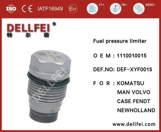1110010015 Pressure Limiting Valve for CASE,FENDT,NEWHOLLAND,MAN,VOLVO,KOMATSU