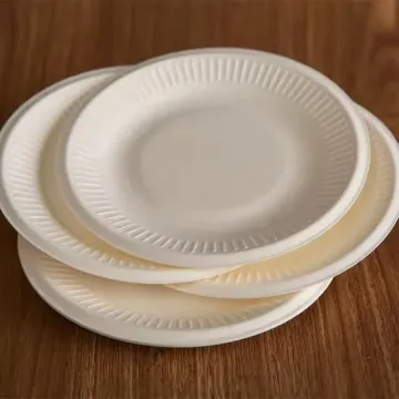 Compostable 9 Inch Pulp Paper Plates for Zero-Waste Events