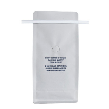 Composteerbare PLA Good Seal Block Bottom Drip Coffee Filter Bag