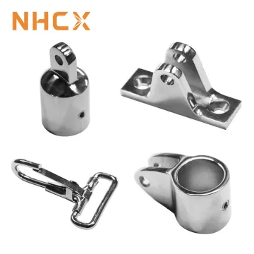 Stainless Steel Bimini Fittings and Marine Hardware for NHCX Aluminum Boat Accessories