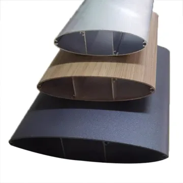 OEM Silver 6063 T5 Powder Coating Z Profile Aluminum Extrusion Blade Louvre Shutter