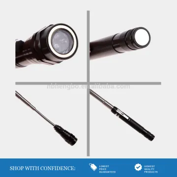 Flexible Torch 3 Led Magnetic Telescopic Pick Up Tool Light Flashlight