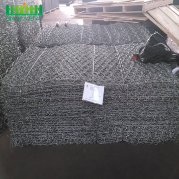 Hexagonal tejido Gabion caja de piedra jaulas