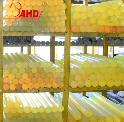 Yellow Red Round Polyurethane Rubber PU Rod