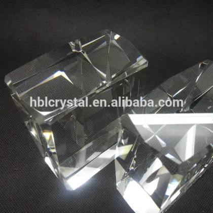 Hot sale k9 blank crystal cubes for engraving