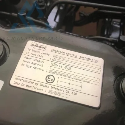 Original Doosan DE12 DE12TIS Engine Assembly for Doosan Excavators DX500LC DX420LC DX380LC