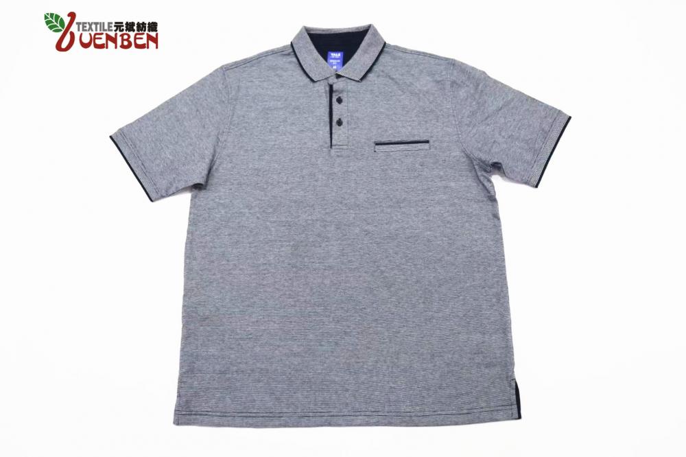 Polo YD Rayé Pour Homme Avec Poche