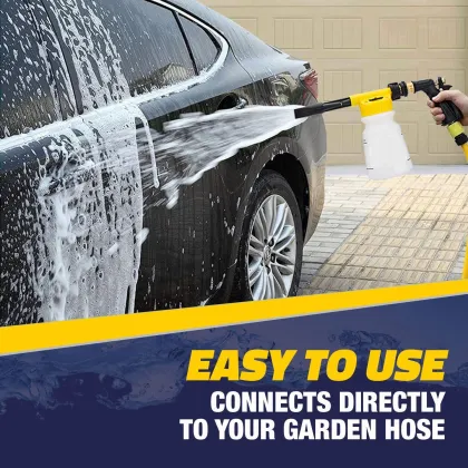 Foamer that Connects to Any Garden Hose
