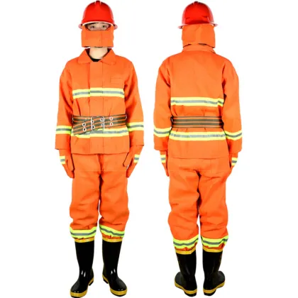Black Aramid Fireproof Forest Firefighting Suit Fabric