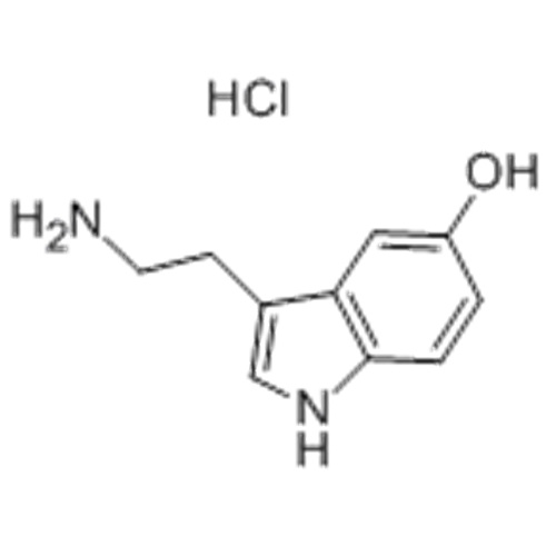 1H-Indol-5-ol, chlorhydrate de 3- (2-aminoéthyle) - (1: 1) CAS 153-98-0