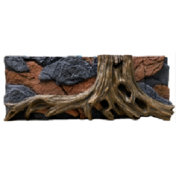 Painel de fundo PU em forma de raiz da árvore de rocha
