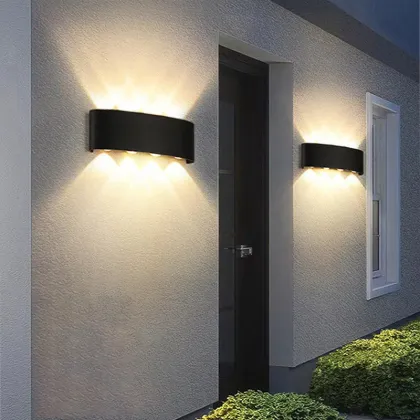 Modern LED Wall Lamps 2W-12W: Waterproof IP65 Indoor/Outdoor Wall Lights