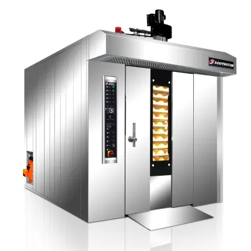 Southstar Diesel Rotary Oven with 2 Trolleys and 64 Trays for Baking Bread, Cookies, and Mooncakes