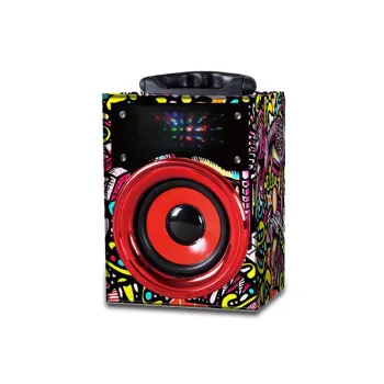 Mini led lights bluetooth speaker