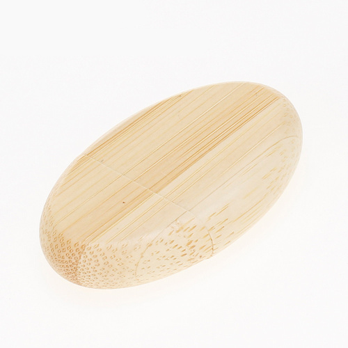 Natural Oval Wooden USB Flash Memory Drive
