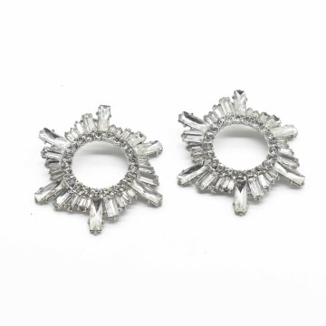 Wholesale Customizable Rhinestone Shoe Buckles for Women's Shoes Accessories