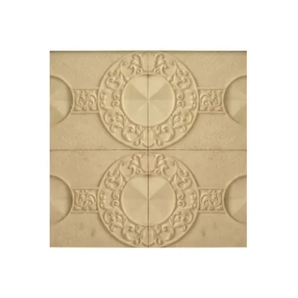 Sandstone Polishing Decorative Wall Panels Carved For Floor Board