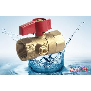 Regular Port Brass Gas Ball Valve, and Through The CSA, UL