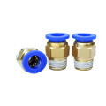 HIGH QUALITY 30pcs BSPT PC8-02, 8mm to 1/4' Pneumatic Connectors male straight one-touch fittings