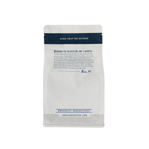 moisture proof UV spot compostable zip Bags For Tea