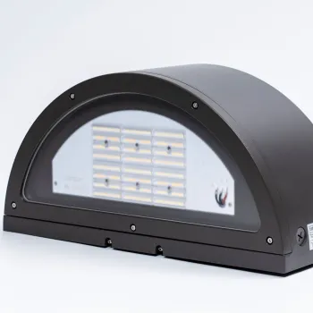 High Quality Outdoor LED Wall Pack with Double-Sided Semilune Moon Shape Design: Up-Down Full Cut-off Lighting