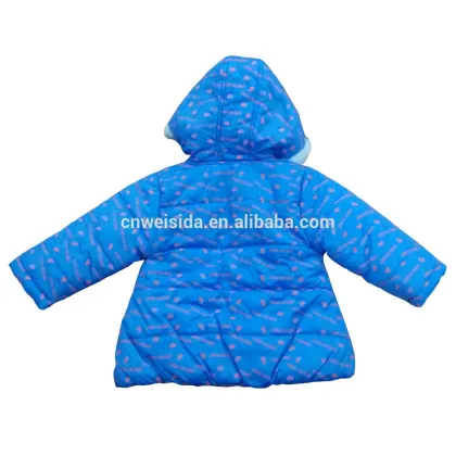 fashion children winter jacket polar fleece cute goose down jacket