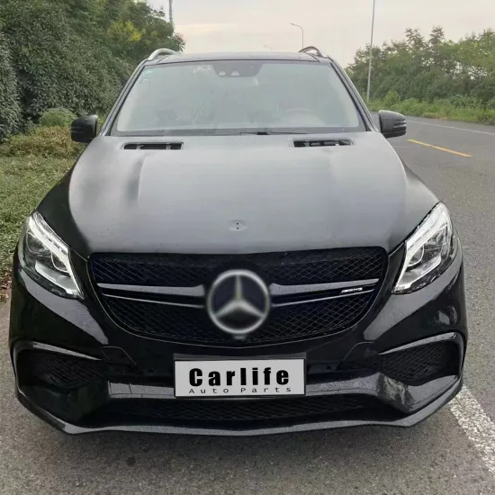 Top Quality Hood Bumpers Body Kit for Mercedes-Benz ML Class W166 2012-2015 Adaptable to 2019 GLE63 AMG