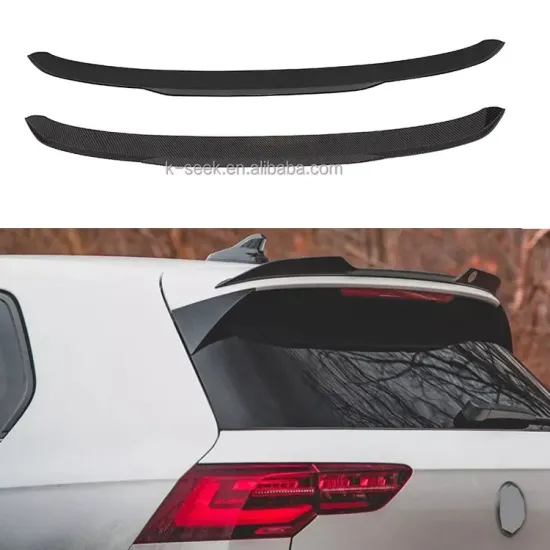 KSEEK Hot Style Real Dry Carbon Fiber Electric Rear Spoiler Wing for Golf 8 GTI
