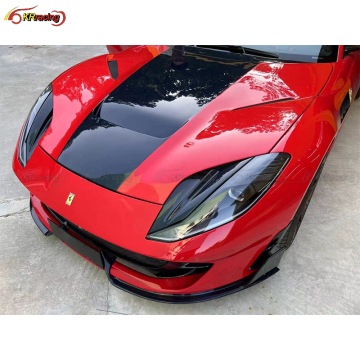 MSY Style Dry Carbon Fiber Front Air Outtake for Ferrari 812 (2017-2022)
