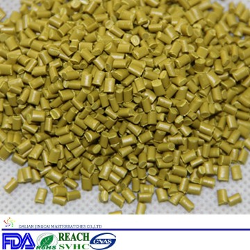 Hot sell pearl yellow color masterbatch color and masterbatch for plasticos film