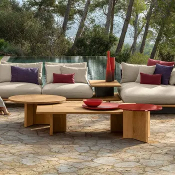 WESOME 2024 New Arrival Outdoor Rectangular Coffee Table