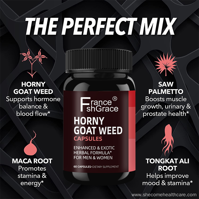 Herbal Health Supplement honey goat weed with maca
