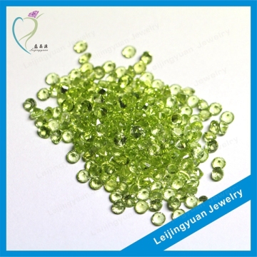 Apple green round natural rough diamonds