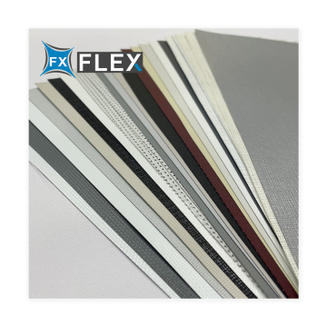 Outdoor Blackout Zebra Roller Blinds with FLFX Customized Production Sunscreen Fabric