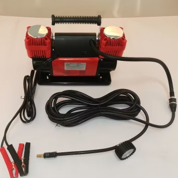 مضخة إطارات ضاغط الهواء المحمولة 12/24V مع شاشة رقمية